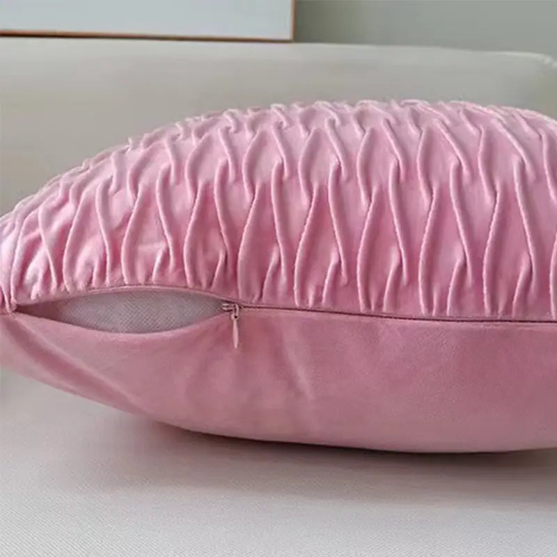 Soft Velvet Square Throw Pillow Case for Living Room