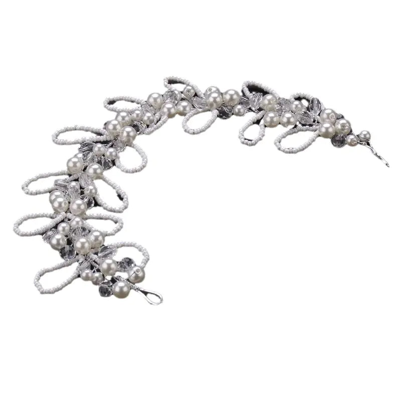 Bridal Headdress with Pearl and Bead