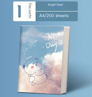 A4 Extra Thick Vintage Notebook with PU Cover (416 Pages)