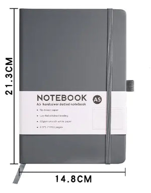A5 Soft Leather Cover Journal Notebook Diary