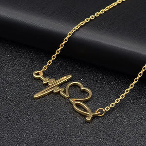 PulsePoint EKG Heartbeat Necklace