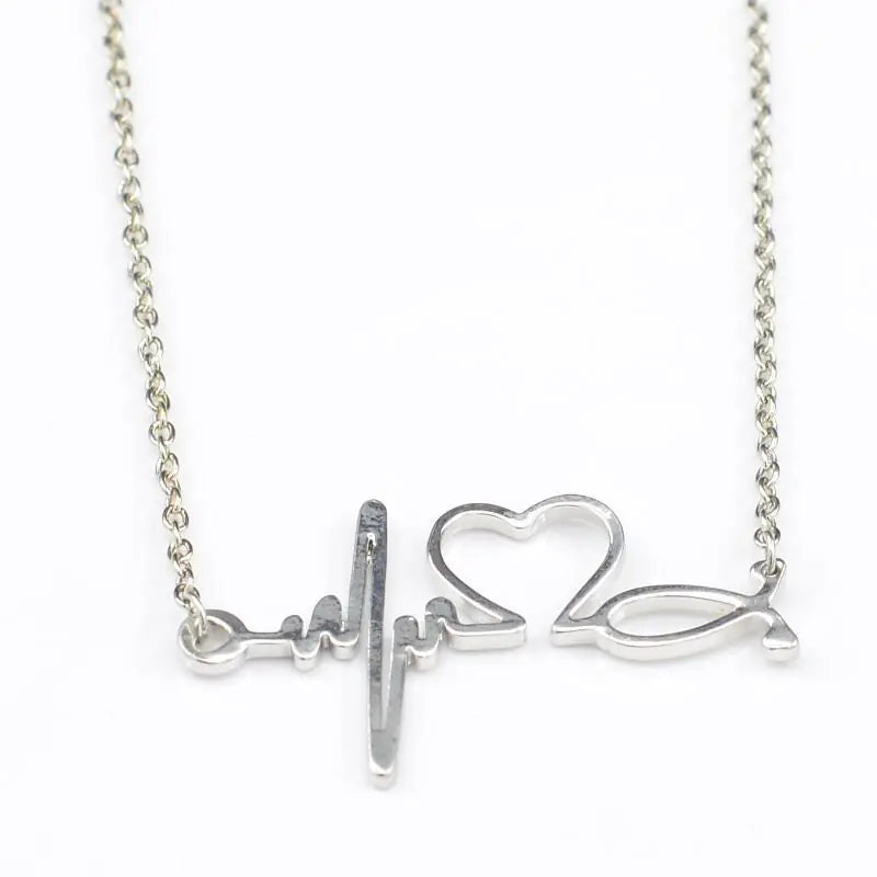 PulsePoint EKG Heartbeat Necklace