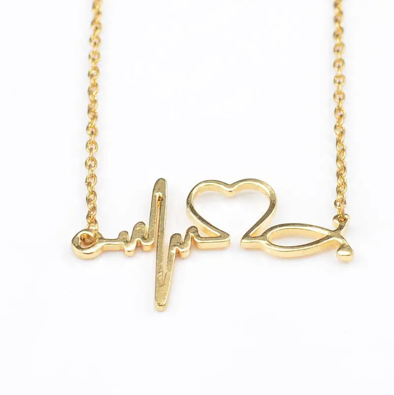PulsePoint EKG Heartbeat Necklace
