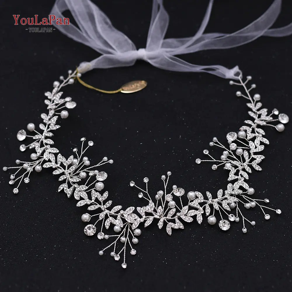 Crystal Pearl Bridal Headdress