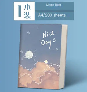 A4 Extra Thick Vintage Notebook with PU Cover (416 Pages)