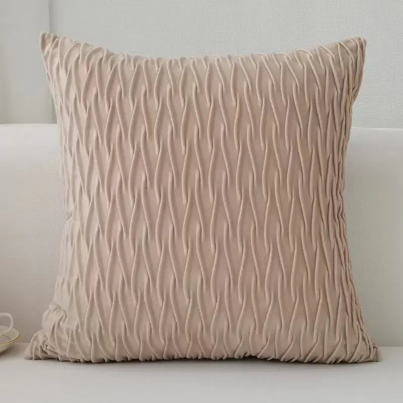 Soft Velvet Square Throw Pillow Case for Living Room