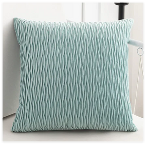 Soft Velvet Square Throw Pillow Case for Living Room