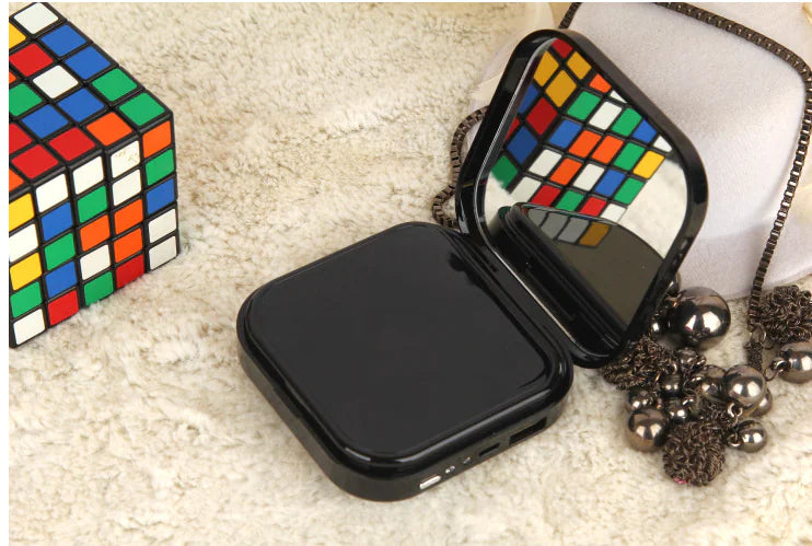 Makeup Box Mirror Power Bank