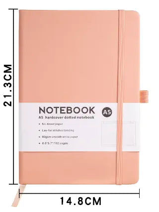 A5 Soft Leather Cover Journal Notebook Diary
