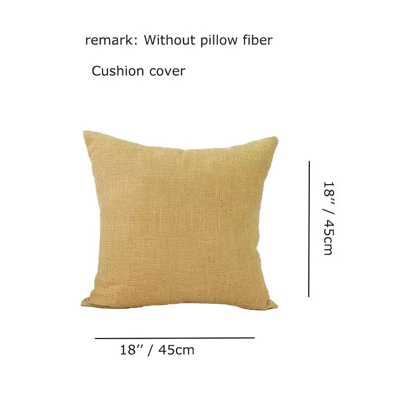 Soft Velvet Square Throw Pillow Case for Living Room