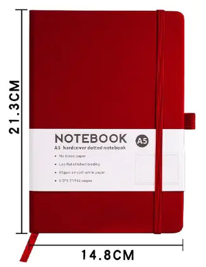 A5 Soft Leather Cover Journal Notebook Diary