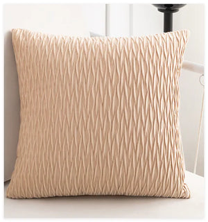 Soft Velvet Square Throw Pillow Case for Living Room