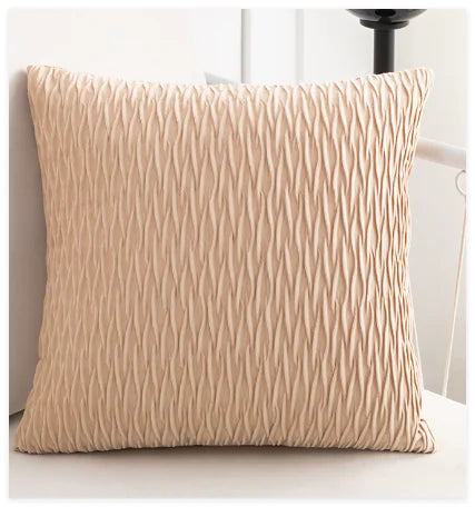 Soft Velvet Square Throw Pillow Case for Living Room