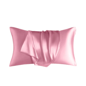 Tucusi Silky Pillowcase – Light Pink, 20x26"