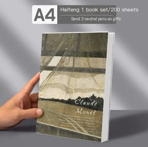 A4 Extra Thick Vintage Notebook with PU Cover (416 Pages)