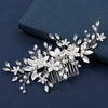 Handmade Rhinestone Bridal Comb - Gold or Silver