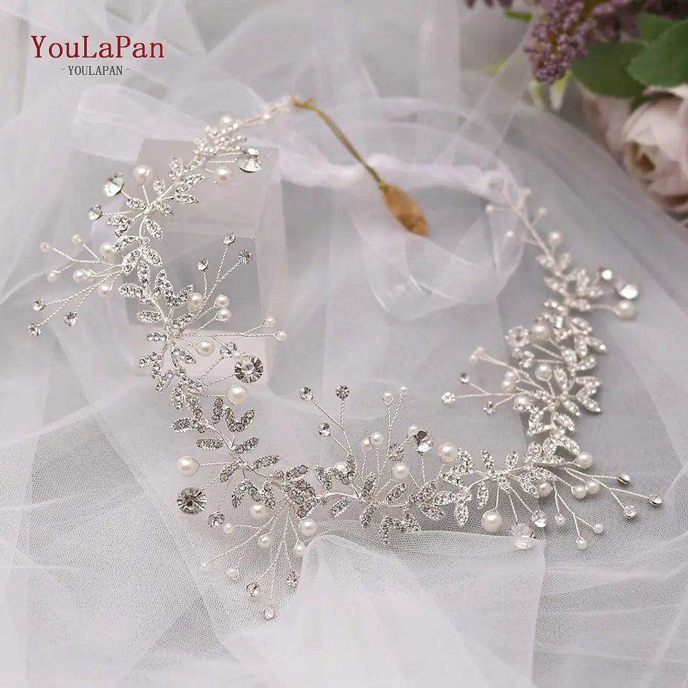 Crystal Pearl Bridal Headdress