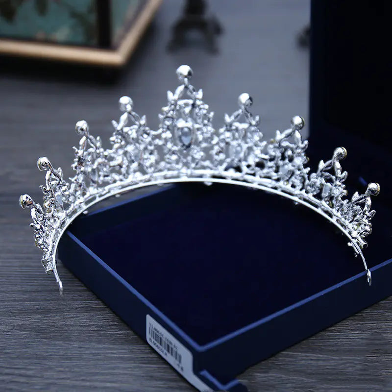 White Crystal Bridal Crown