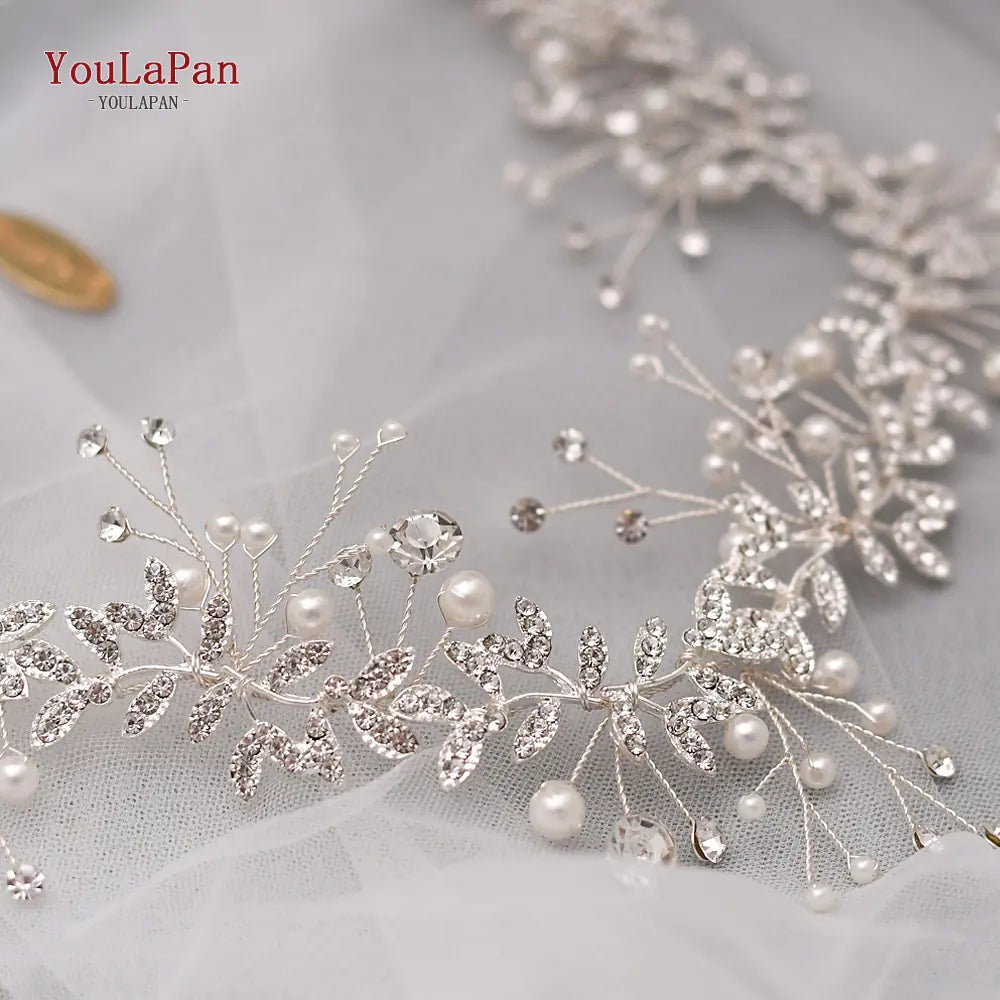 Crystal Pearl Bridal Headdress