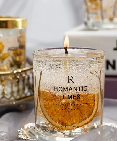 Luxury Jelly Floral Candle