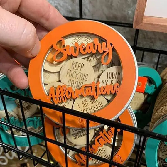 Mini Sweary Affirmation Discs