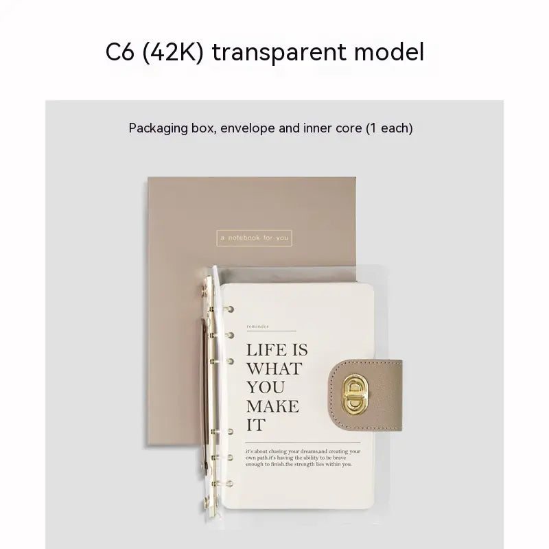Transparent Spiral Notebook