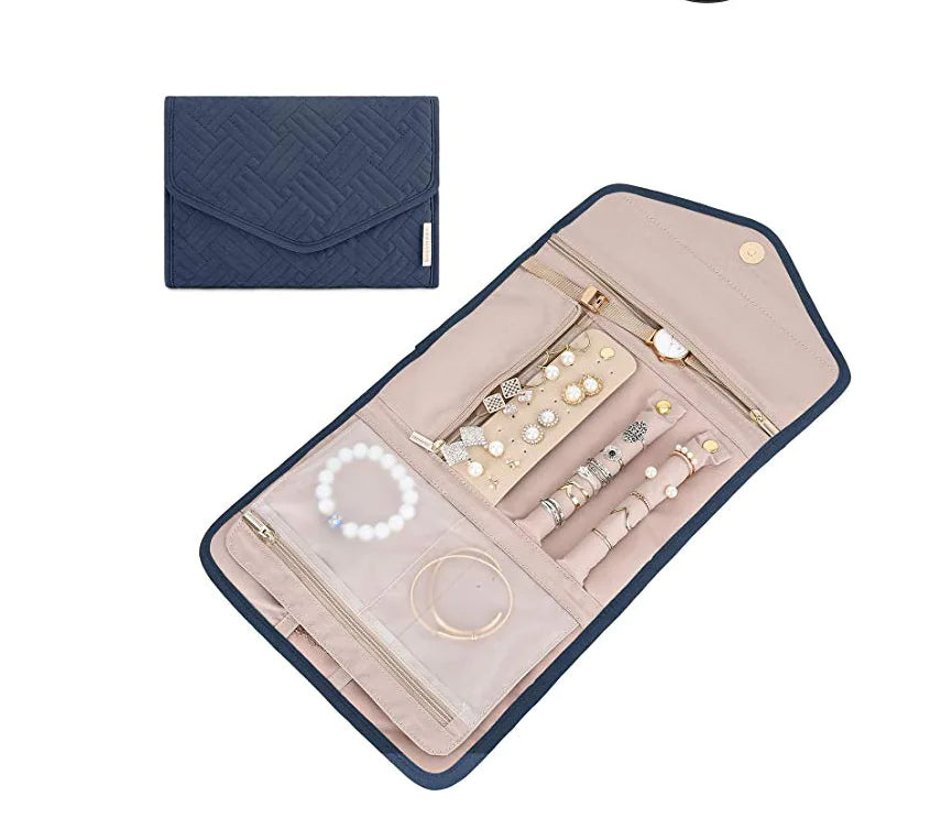 WanderGlam Travel Jewelry Case
