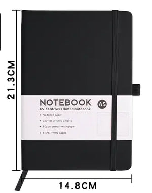 A5 Soft Leather Cover Journal Notebook Diary