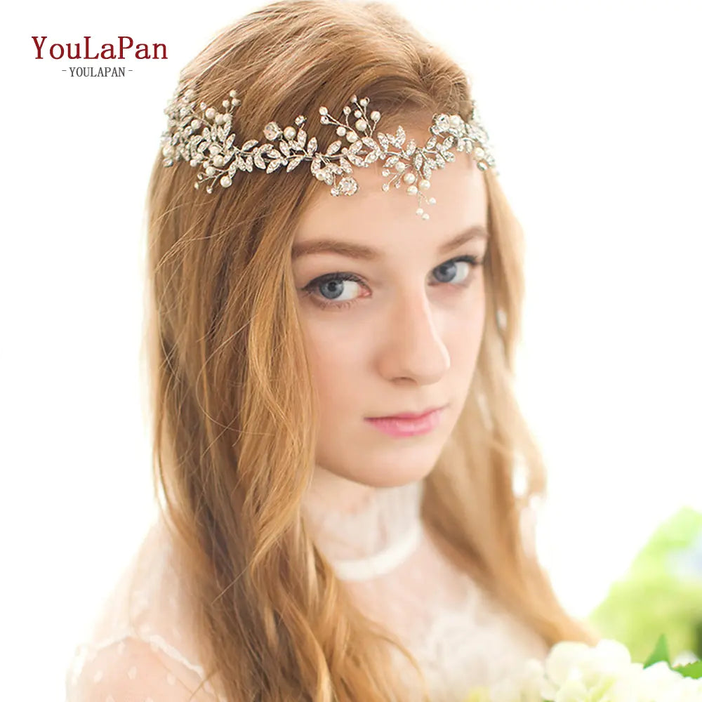 Crystal Pearl Bridal Headdress