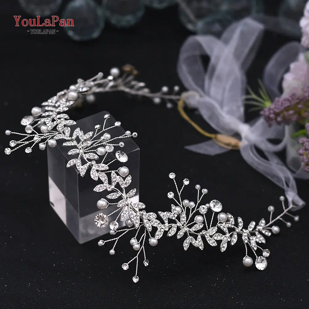 Crystal Pearl Bridal Headdress